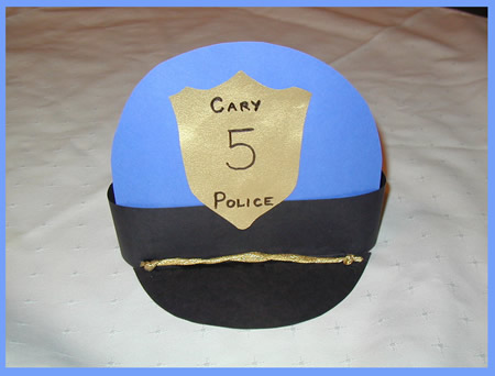 Police Badge and Hat | Miss Mary's Preschool Ideas